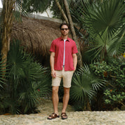 Camisa guayabera manga corta Tailong