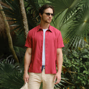 Camisa guayabera manga corta Tailong