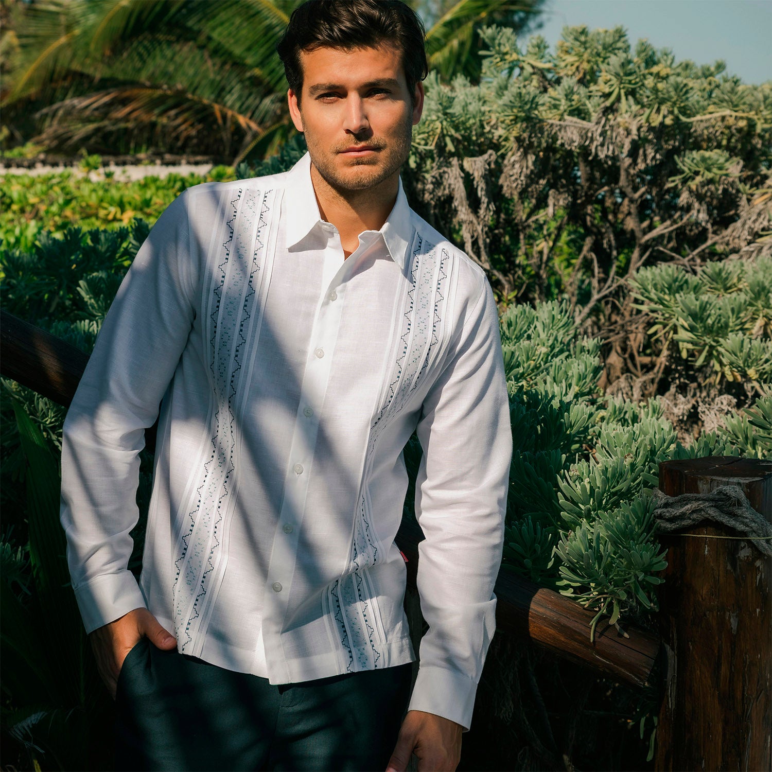 Camisa guayabera Vallejo XXL
