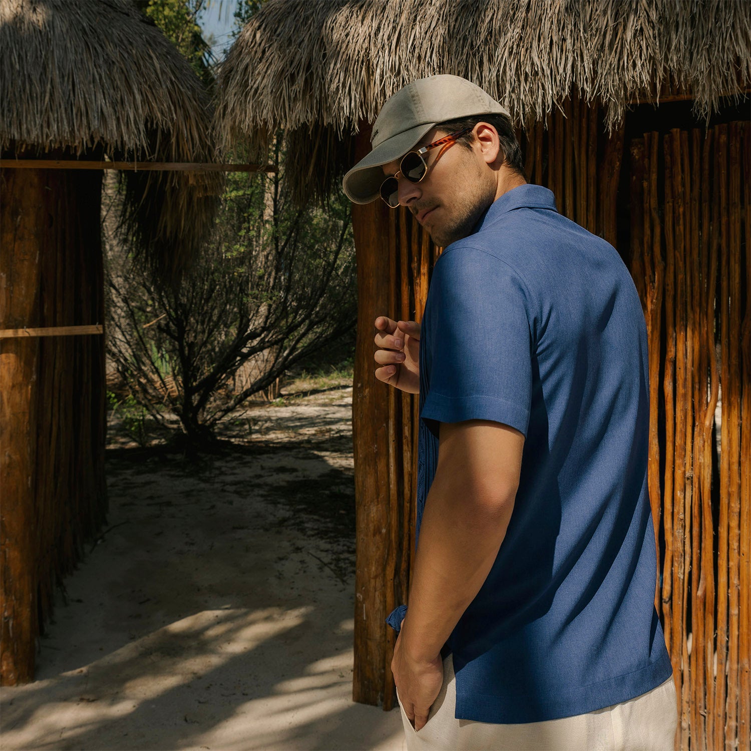 Camisa guayabera Villanu XXL