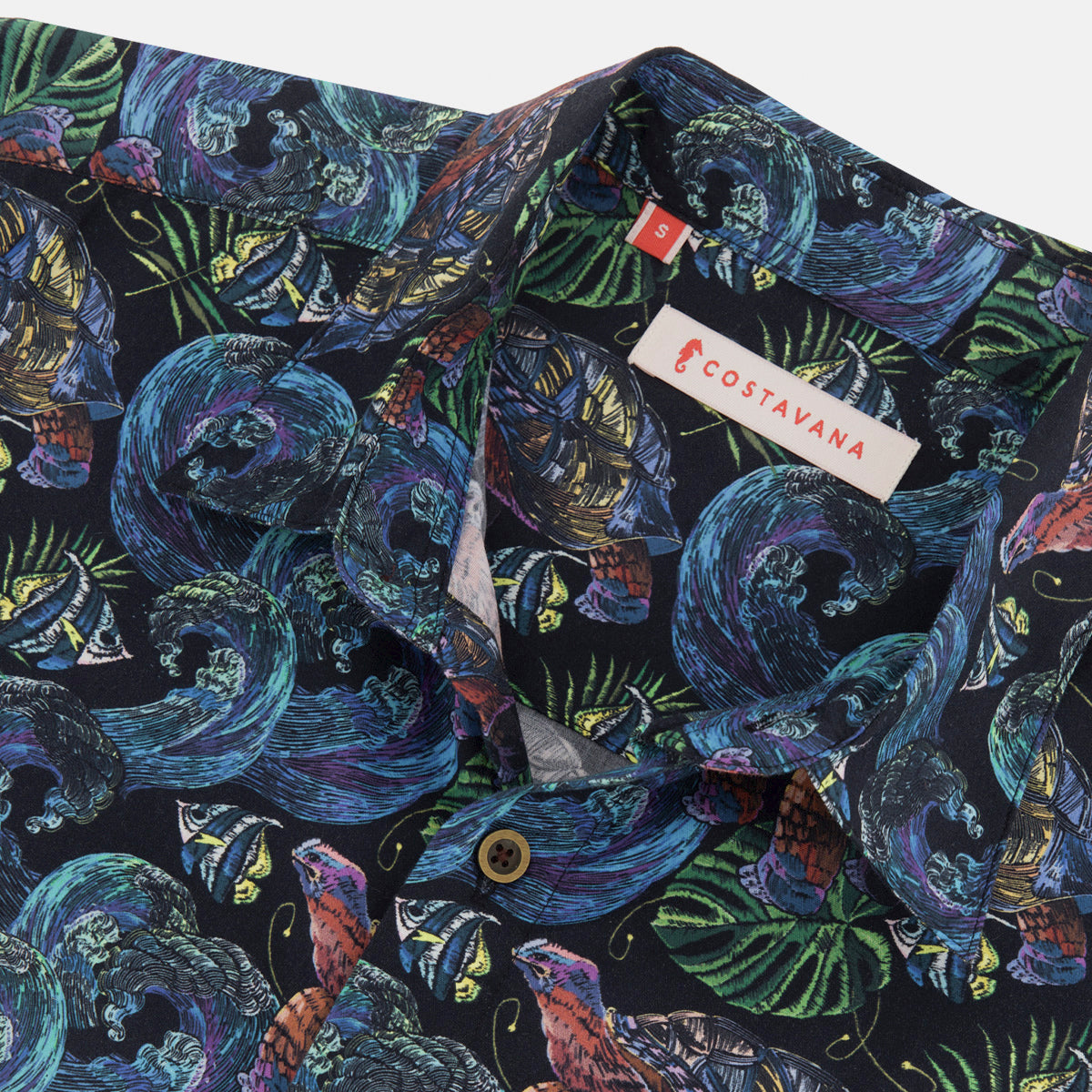 Camisa hawaiana manga corta Ecuatorial