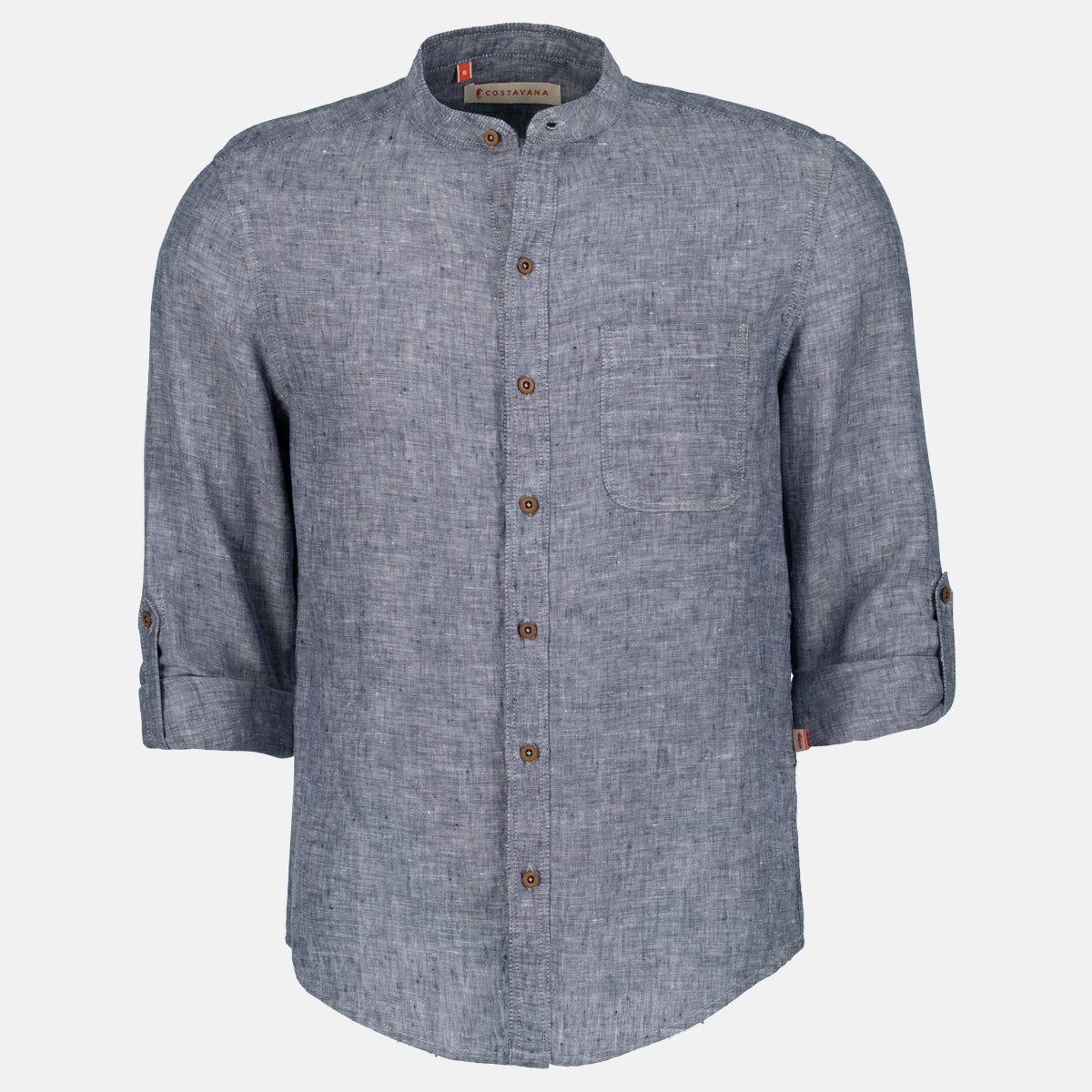 Camisa de lino manga larga Davide