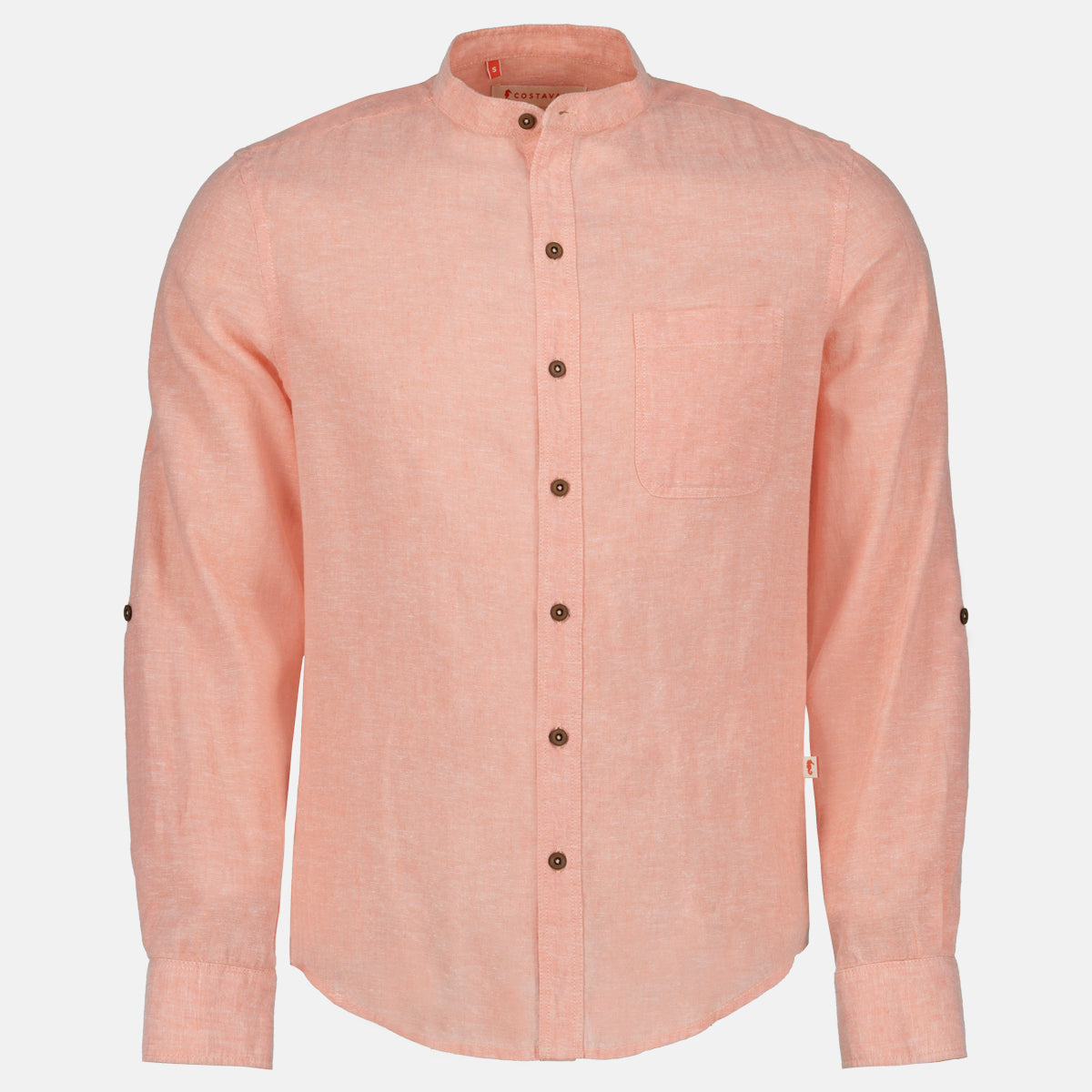 Camisa de lino manga larga Davide
