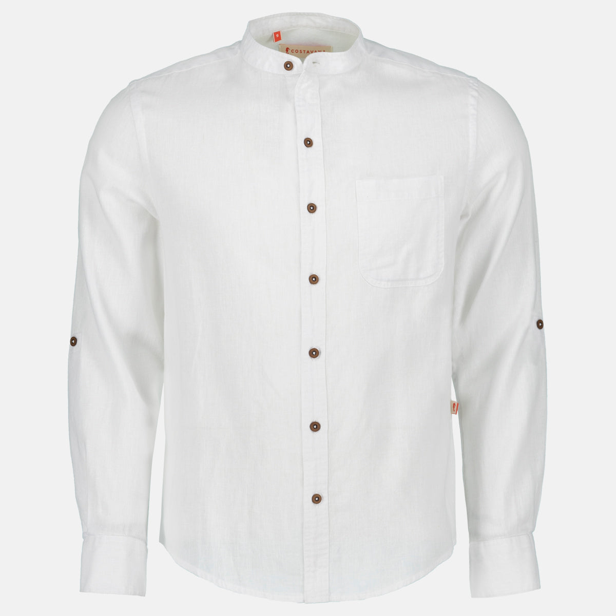 Camisa de lino manga larga Davide