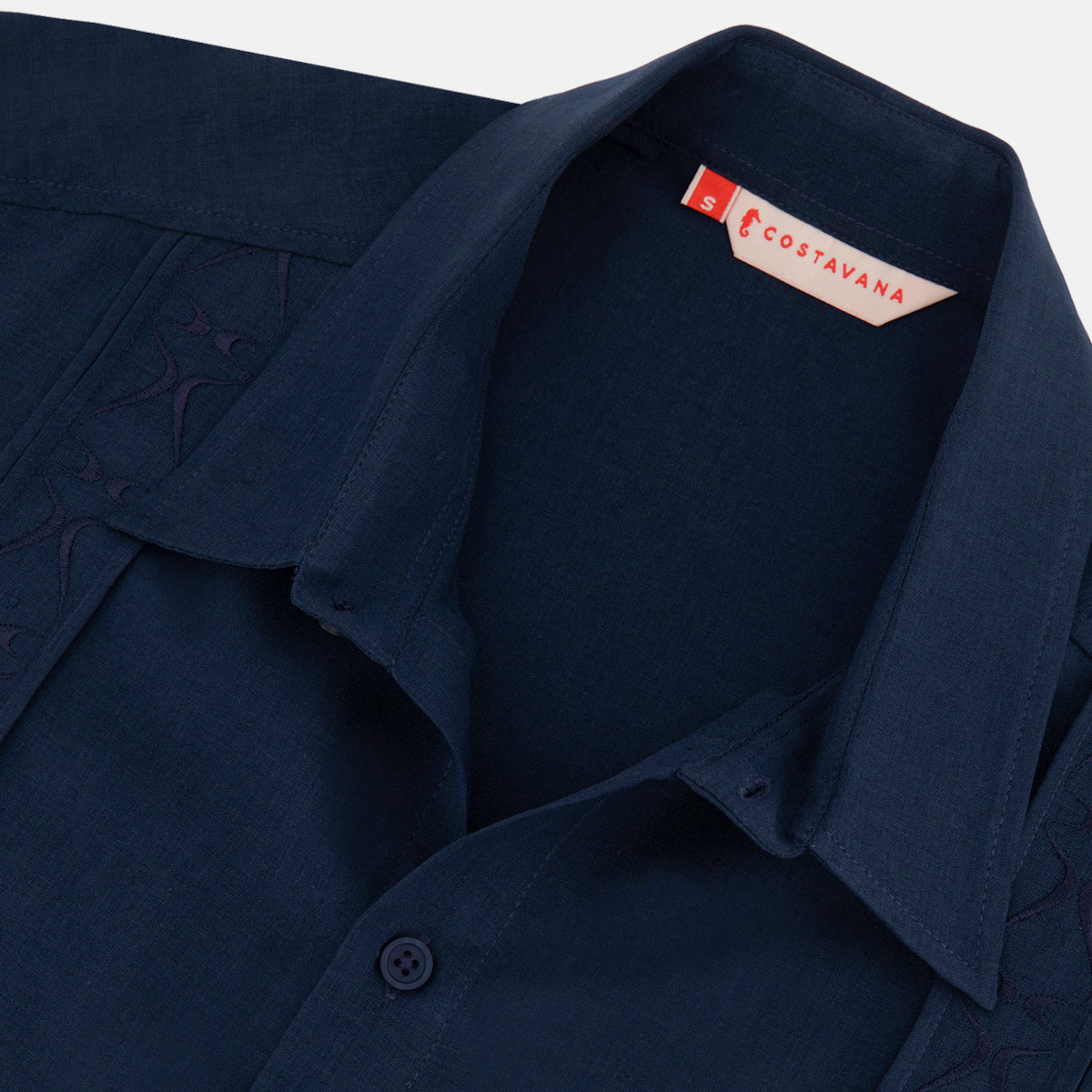 Camisa guayabera manga corta Lirius