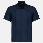 Camisa guayabera manga corta Lirius