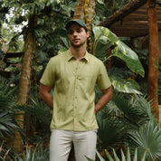 Camisa guayabera manga corta Cassius
