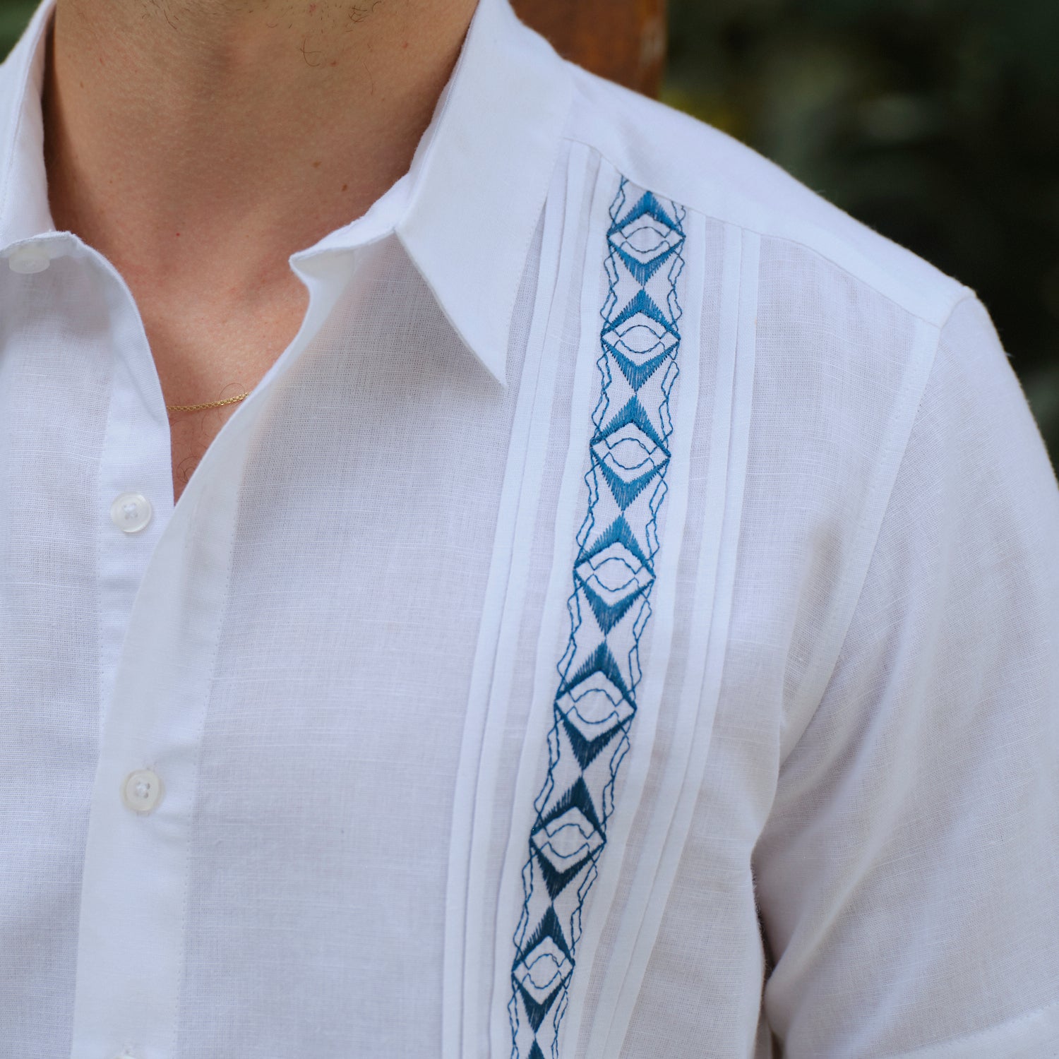 Camisa guayabera manga corta Johan